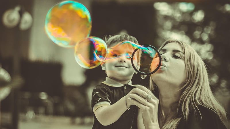 Family enjoying time together